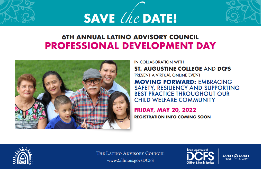 Latino Advisory Council Professional Development Day St. Augustine College Flier