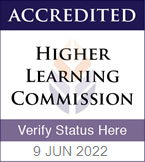 Accredited HLC university.