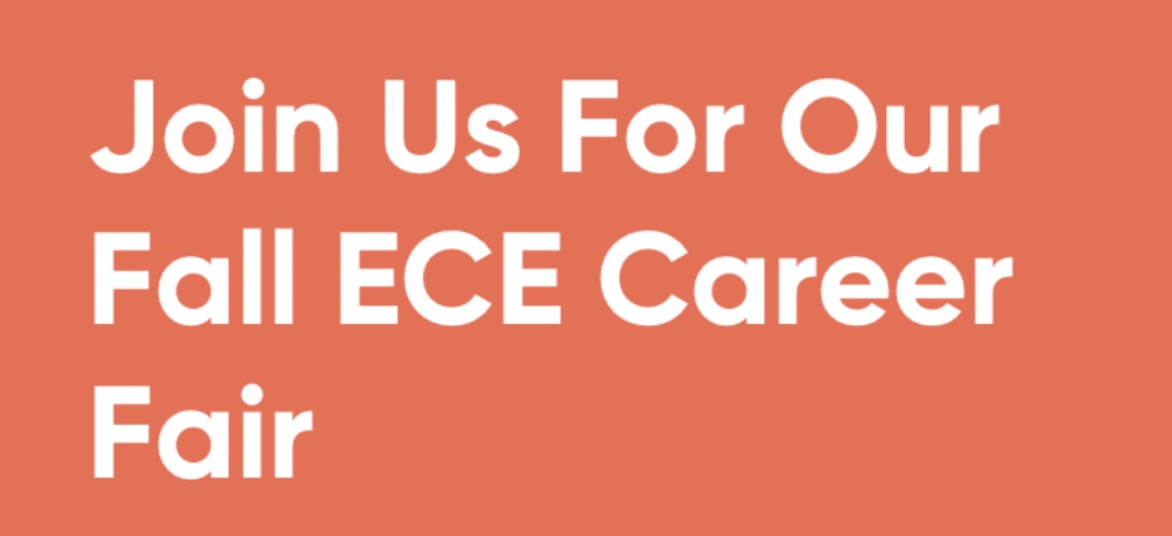 ECE Fall Career Fair September 9th SAC
