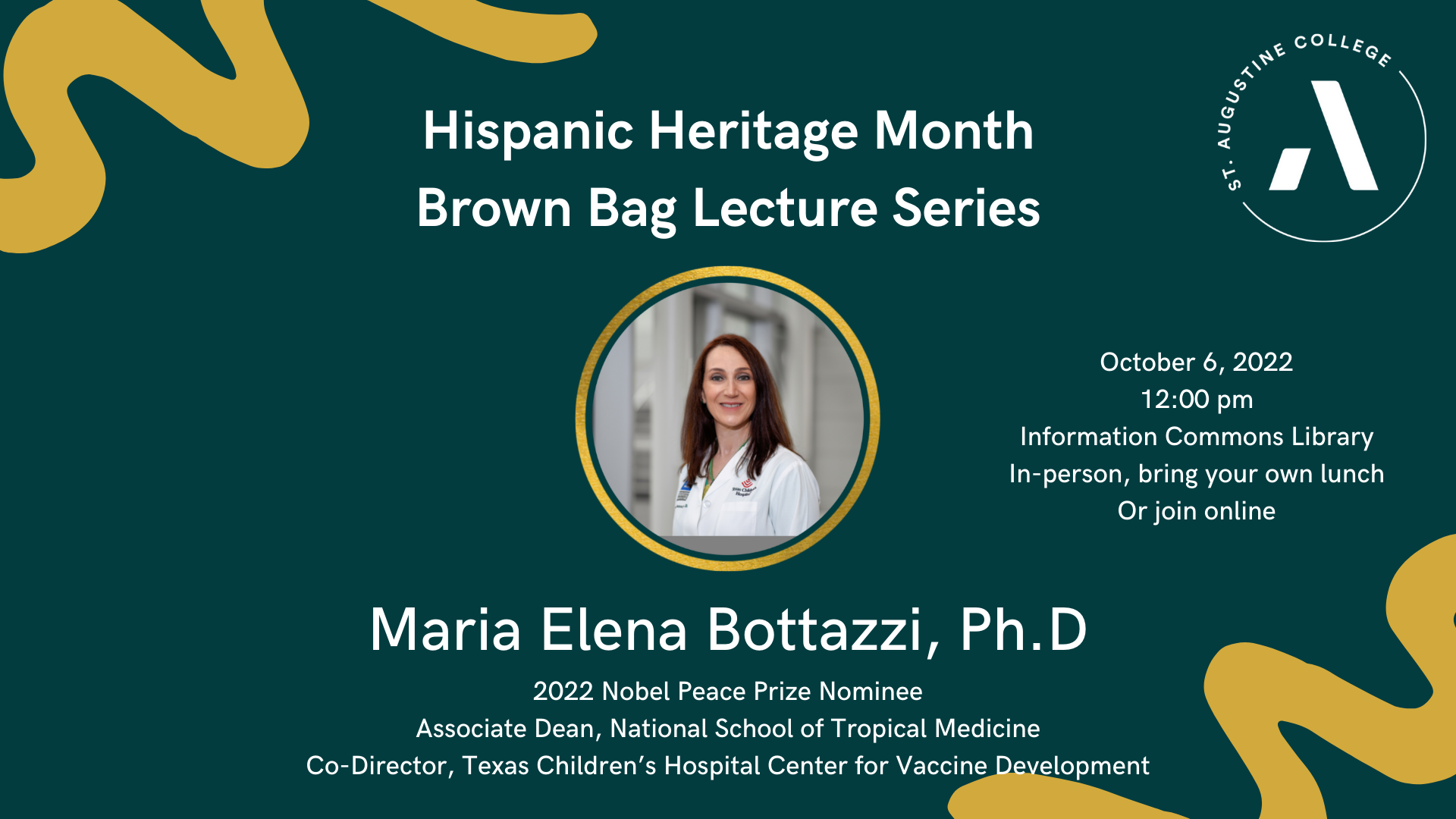 Hispanic Heritage Month Brown Bag Lecture Series: Dr. Maria Elena Bottazi