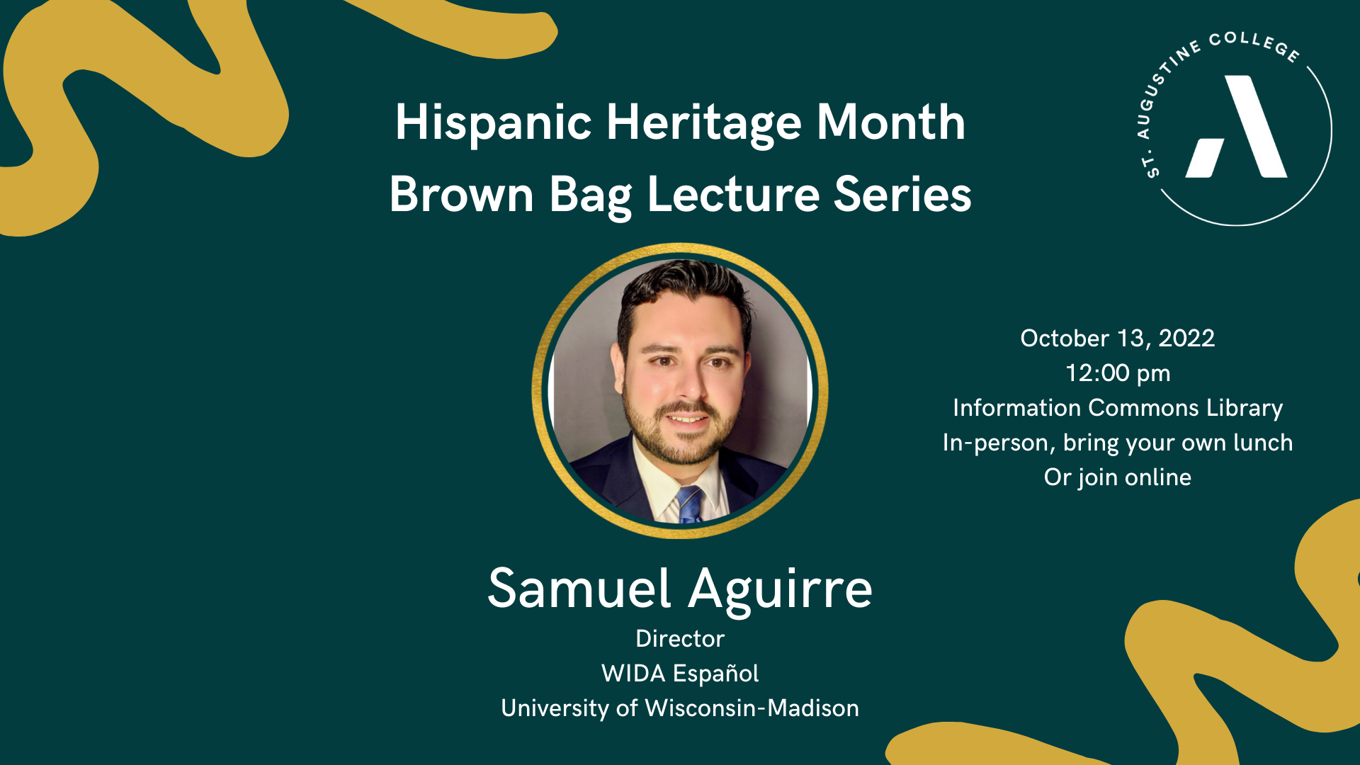 Hispanic Heritage Month Brown Bag Lecture Series: Samuel Aguirre