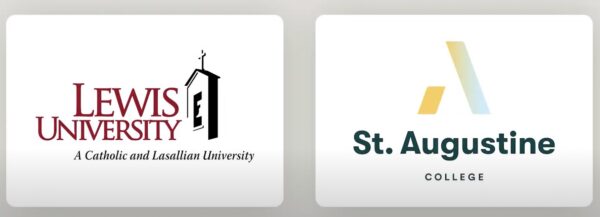 An image of Lewis University and St. Augustine College.