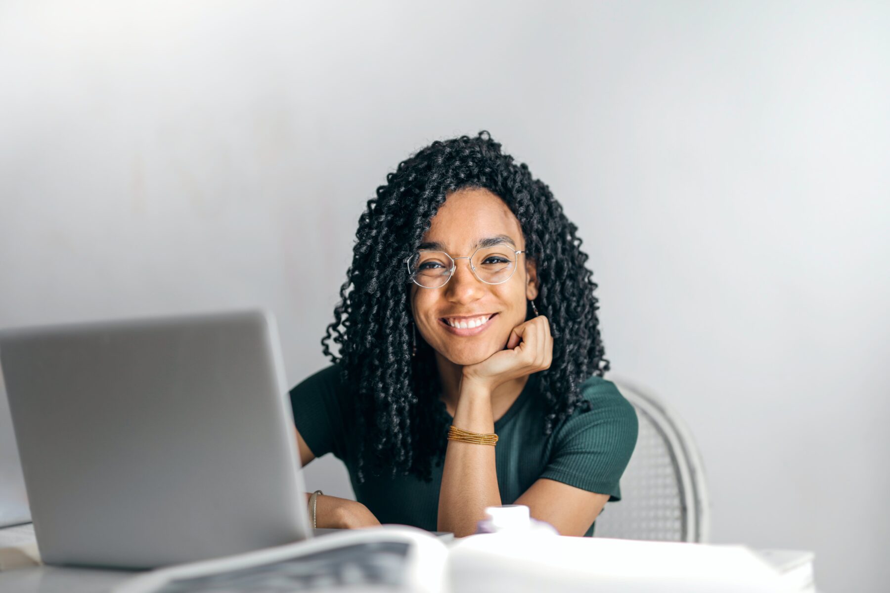 A student studying for their RT classes.